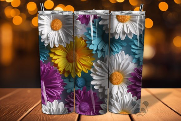 3D Daisy Flower Seamless Pattern 10 Guide