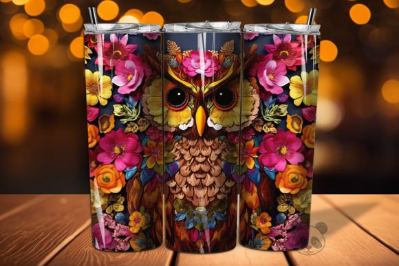 Elevating Custom Drinkware: The Strategic Value of the Owl 3D Embroidered Tumbler Wrap 5
