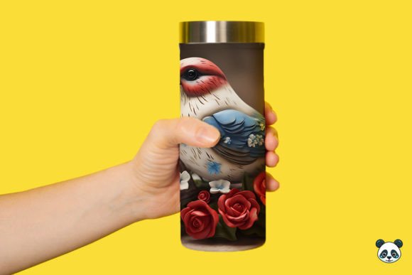 Evaluating the Patriotic 3D Sparrow Tumbler Wrap PNG for Sublimation Projects