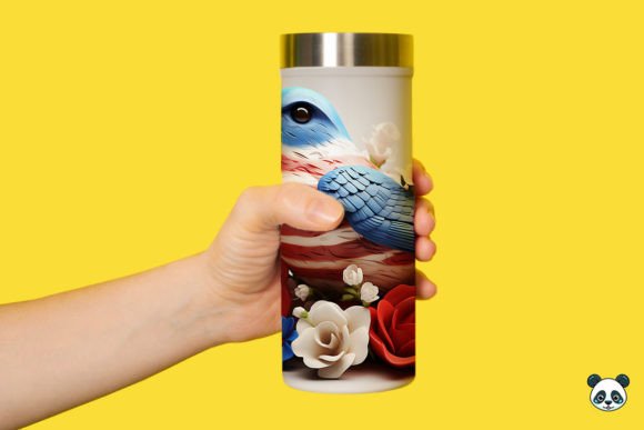 Evaluating the Patriotic 3D Sparrow Tumbler Wrap PNG for Summer Sublimation Projects