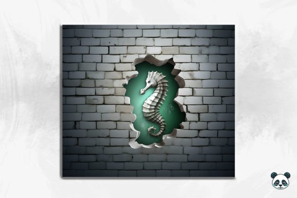 Evaluating the Seahorse from Cracked Hole 3D Tumbler 1 Design for Sublimation Projects