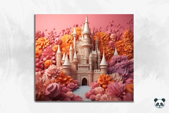 Mastering Sublimation with the 3D Castle Tumbler Wrap PNG 2 Design