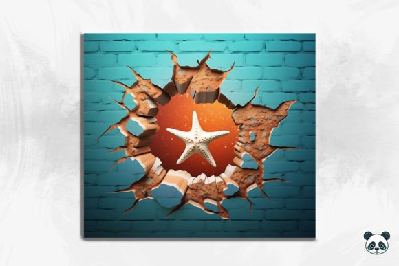 Starfish from Cracked Hole 3D Tumbler Design Guide