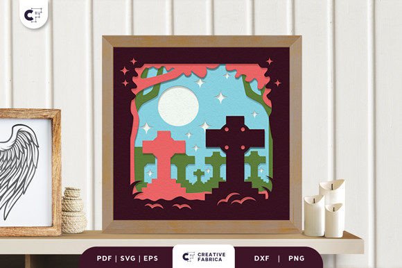 Transforming Memory into Art: The Rise of the Graveyard 3D Shadow Box SVG in Modern Crafting