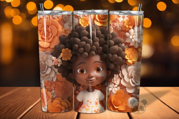 Unlocking Creativity: The Ultimate Guide to Afro Little Girl 3D Tumbler Wrap Designs for Sublimation